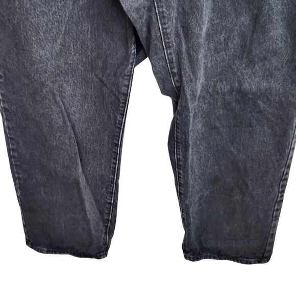 Levi's 94 Baggy Jeans Womens Plus Size 16W Black Stonewash Mid Rise Straight Leg - Picture 4 of 11